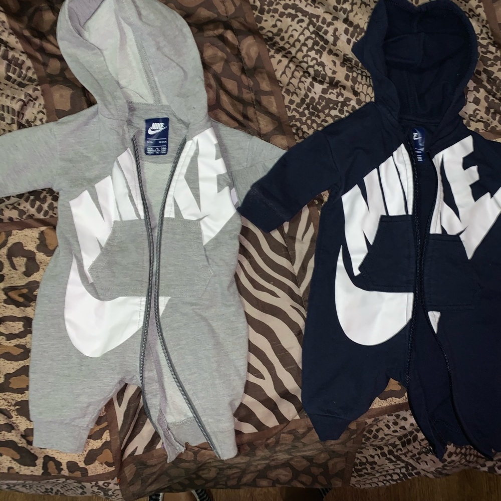 2 one piece zip up Nike outfits